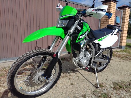 2013 Kawasaki KLX 250, зелёный, 375000 рублей, вид 3
