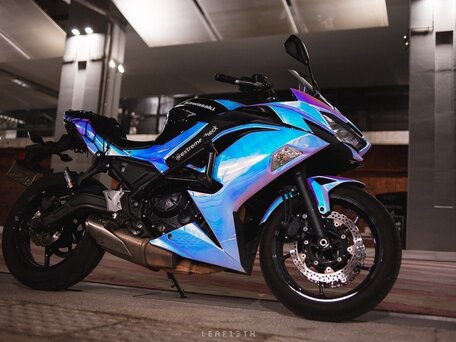 2020 Kawasaki Ninja 650, розовый, 700000 рублей, вид 3