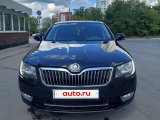2014 Skoda Superb DSG II Рестайлинг, чёрный, 1200000 рублей, вид 1