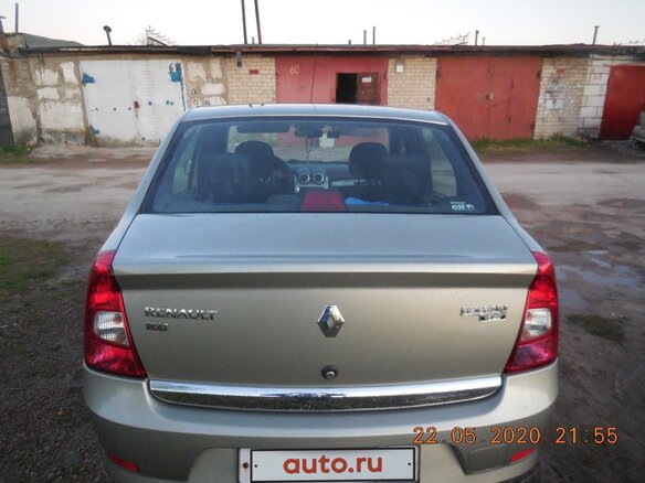 2011 Renault Logan I Рестайлинг, бежевый, 650000 рублей - вид 7