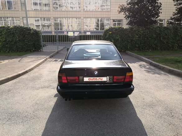 1992 BMW 5 серии 525i III (E34), чёрный - вид 5