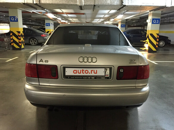 2000 Audi A8 I (D2) Рестайлинг, серебристый - вид 3