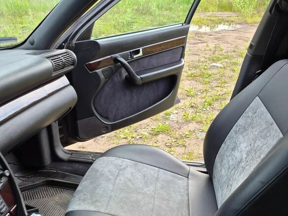 1996 Audi S6 I (C4), чёрный, 800000 рублей - вид 10