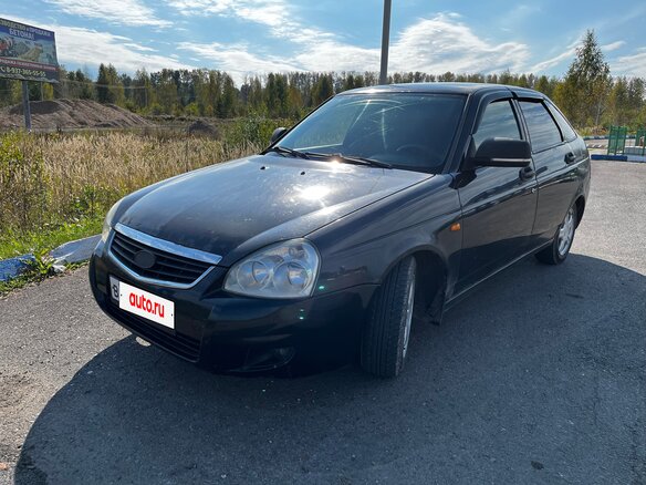 2010 Lada (ВАЗ) Priora I, чёрный, 220000 рублей - вид 1