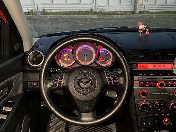 2007 Mazda 3 I (BK) Рестайлинг, красный, 720000 рублей - вид 13