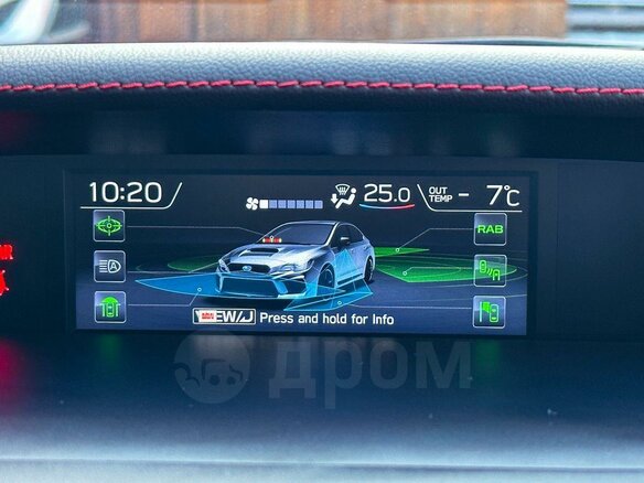 2018 Subaru WRX I Рестайлинг, серый, 3150000 рублей - вид 13