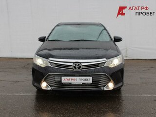 2014 Toyota Camry VII (XV50), чёрный, 1360000 рублей, вид 2