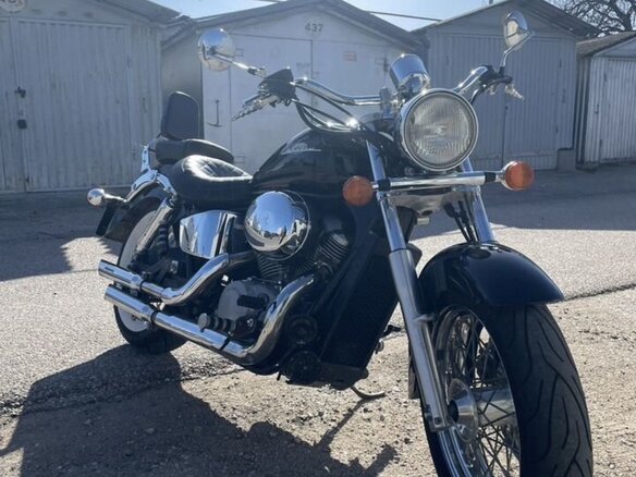 2000 Honda Shadow 750, чёрный, 500000 рублей - вид 8