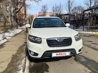 2011 Hyundai Santa Fe II Рестайлинг, белый, 1550000 рублей, вид 1