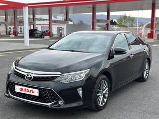 2017 Toyota Camry VII (XV50) Рестайлинг 2, чёрный, 3250000 рублей, вид 2
