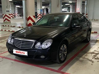 2008 Mercedes-Benz E-Класс 200 III (W211, S211) Рестайлинг, чёрный, 900000 рублей, вид 1
