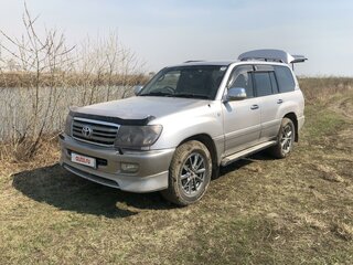 2002 Toyota Land Cruiser 100 Series Рестайлинг 1, серебристый, 1700000 рублей, вид 1