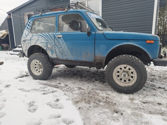 2000 Lada (ВАЗ) 2121 (4x4) I Рестайлинг, синий, 240000 рублей - вид 7
