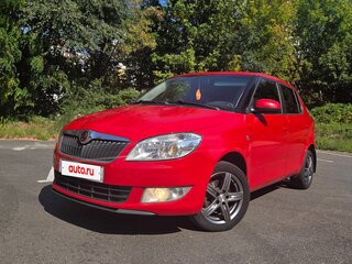 2012 Skoda Fabia II Рестайлинг, красный, 600000 рублей, вид 3
