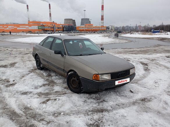 1991 Audi 80 IV (B3), серый, 80000 рублей - вид 1