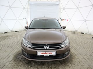 2018 Volkswagen Polo V Рестайлинг, коричневый, 1550000 рублей, вид 2