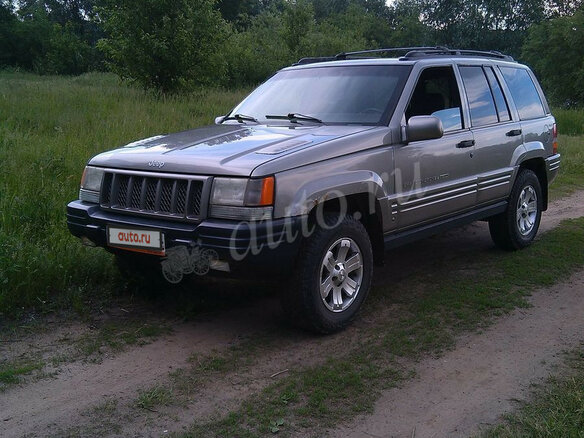 1997 Jeep Grand Cherokee, серебристый