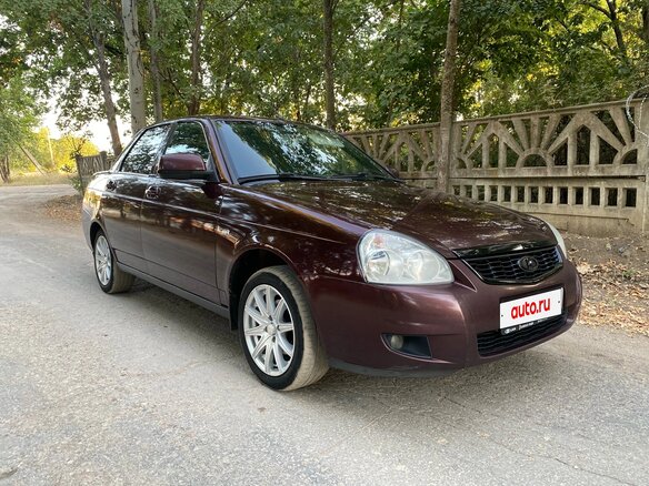 2013 Lada (ВАЗ) Priora I Рестайлинг, красный, 585000 рублей - вид 1