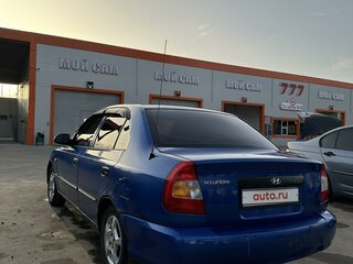 2002 Hyundai Accent ТагАЗ II, синий, 350000 рублей, вид 3