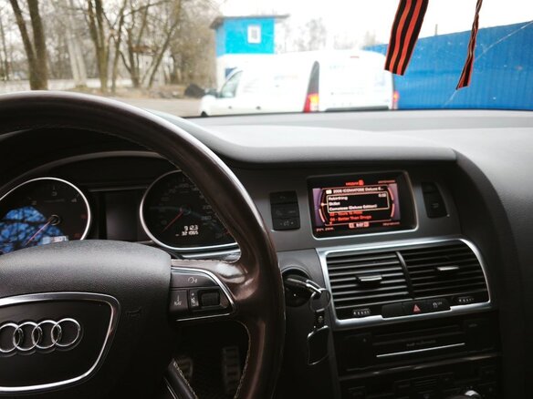 2012 Audi Q7 8-speed I (4L) Рестайлинг, чёрный, 2500000 рублей - вид 15