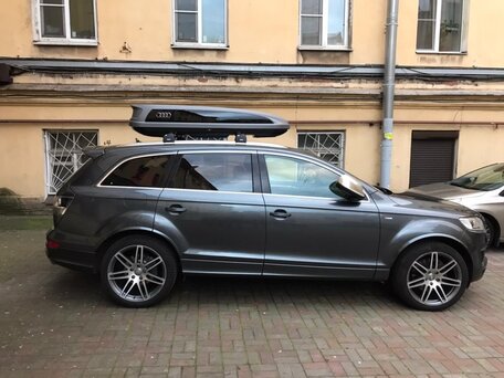 2008 Audi Q7 I (4L), серый, 1890000 рублей, вид 4