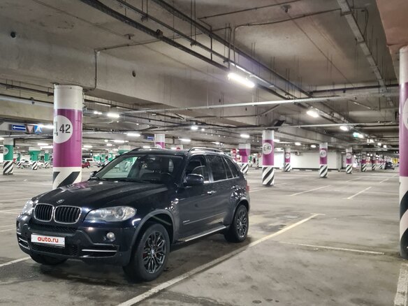 2009 BMW X5 30i II (E70), синий, 2000000 рублей - вид 6
