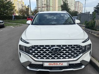 2021 Hyundai Santa Fe IV Рестайлинг, белый, 3690000 рублей, вид 3
