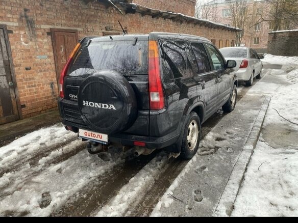 2002 Honda CR-V II, чёрный, 590000 рублей - вид 6