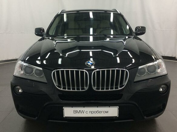 2013 BMW X3 28i xDrive II (F25), чёрный - вид 1