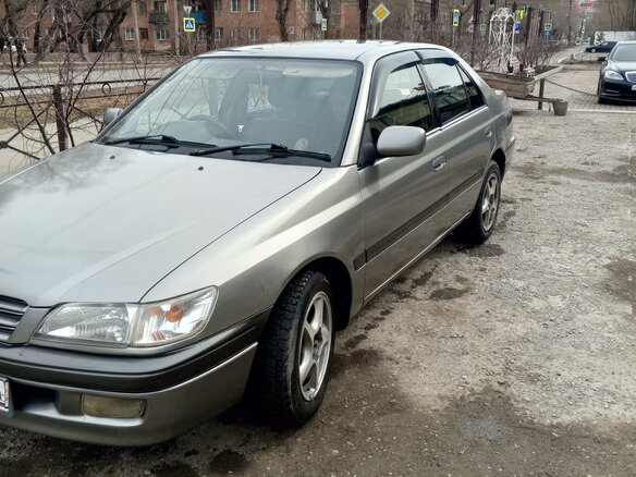 1999 Toyota Corona Premio X (T210), серый, 485000 рублей