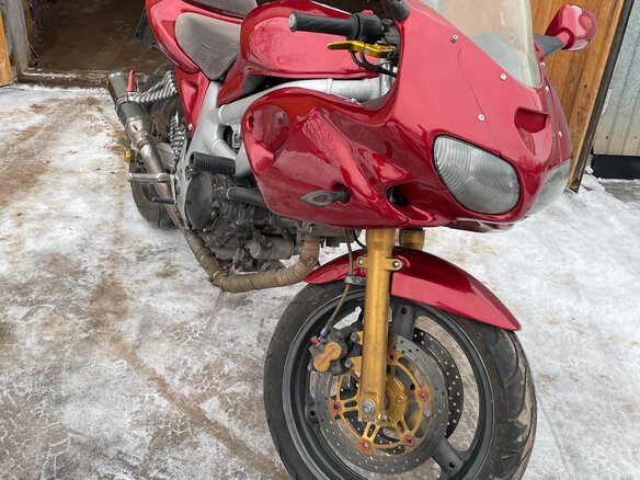 2001 Suzuki SV 400, красный, 245000 рублей - вид 1