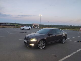 2014 Skoda Octavia III (A7), коричневый, 1220000 рублей, вид 3