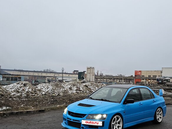 2007 Mitsubishi Lancer Evolution IX, голубой, 3200000 рублей - вид 10