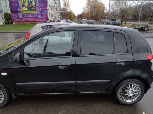 2005 Hyundai Getz I, чёрный, 270000 рублей - вид 5