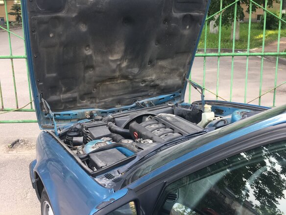 1994 BMW 5 серии 520i III (E34), голубой - вид 15
