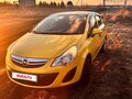 2012 Opel Corsa D Рестайлинг II, жёлтый, 650000 рублей