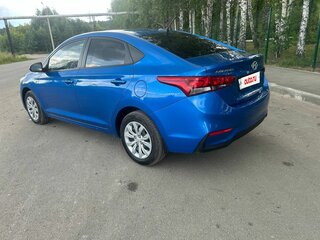 2019 Hyundai Solaris II, синий, 1150000 рублей, вид 3