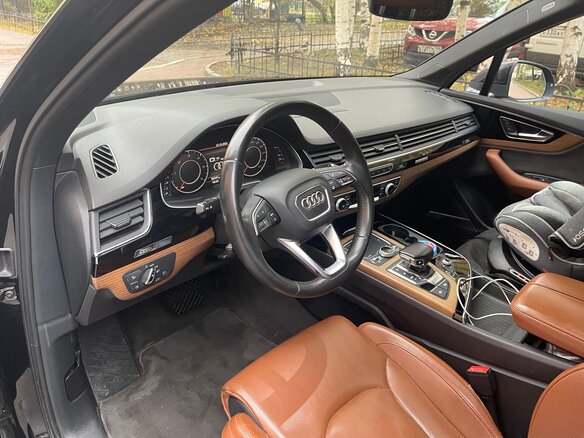 2016 Audi Q7 II (4M), чёрный, 5350000 рублей - вид 8