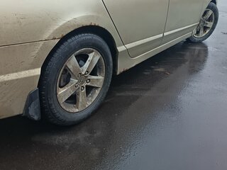 2008 Honda Civic VIII, жёлтый, 450000 рублей, вид 4
