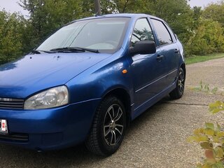 2007 Lada (ВАЗ) Kalina I, синий, 180000 рублей, вид 1