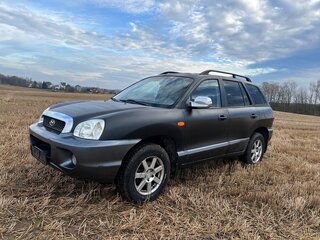 2004 Hyundai Santa Fe I, чёрный, 550000 рублей, вид 1