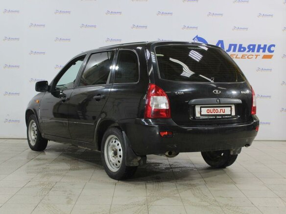 2010 Lada (ВАЗ) Kalina I, чёрный - вид 1