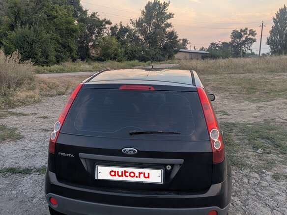 2008 Ford Fiesta Mk5, чёрный, 380000 рублей - вид 4