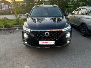2019 Hyundai Santa Fe IV, чёрный, 3300000 рублей, вид 3