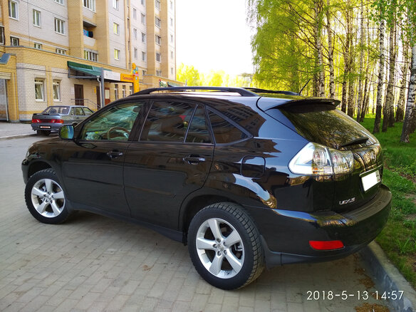 2005 Lexus RX 330 II, чёрный - вид 8