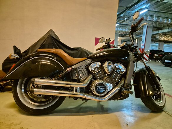 2017 Indian Scout, чёрный, 1050000 рублей - вид 1