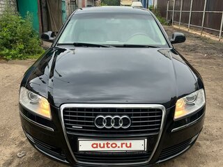 2008 Audi A8 Long II (D3) Рестайлинг 2, чёрный, 1500000 рублей, вид 3