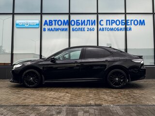 2021 Toyota Camry VIII (XV70) Рестайлинг, чёрный, 3550000 рублей, вид 2