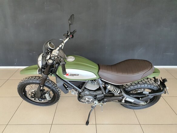 2016 Ducati Scrambler 800, зелёный - вид 11