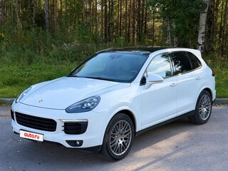 2015 Porsche Cayenne II Рестайлинг (958), белый, 2730000 рублей, вид 3